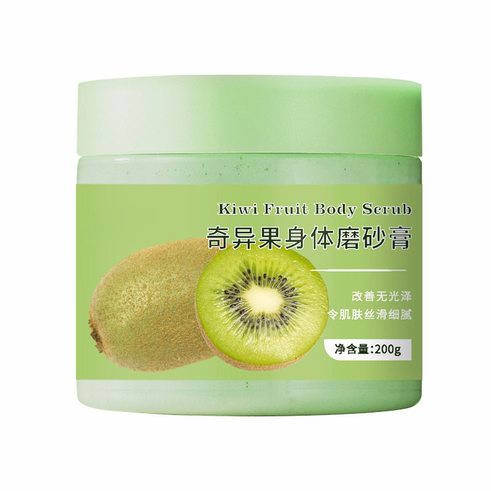ASEIDFNSA Skin Scrub Body Fruit Scrub Exfoliating Smooth Fragrance Chicken Skin Scrub Milk 200