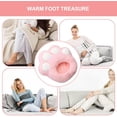 thumbnail image 4 of USB Foot Warmer | Heated Cute Heating Pad Warm Shoes | Cat Paw Feet Warmers, 3-speed Temperatures Plush Warm Shoes For Travel, Bedroom, Offices, Home, 4 of 18