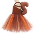 thumbnail image 3 of HAYIMI Child Adorable Squirrel Dress For Girls Stage Performance Play Pretend Tutu Cute Special Occasion Back To School Swing Flowy Kids Sundress, 3 of 8