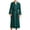 Green, variant on XMMSWDLA Men’s Elastic Waist Summer Solid Casual With Bandage Pockets Robes