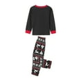 thumbnail image 6 of Meihuid Matching Family Pajamas Sets Long Sleeve Christmas Reindeer Plaid Pjs Striped Women Holiday Sleepwear Homewear, 6 of 10