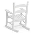 thumbnail image 2 of Child's Wood Porch Rocker - Perfect for Indoor or Outdoor All Weather Porch Rocker for Garden,Lawn,Balcony,Backyard and Patio Porch Rocker Use - Suitable for 3-7 Years Old(White), 2 of 5