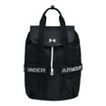 thumbnail image 1 of Mochila Under Armour Favorite para mujer, repelente al agua en blanco y negro, 1 of 8