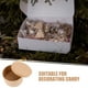 thumbnail image 5 of 2 cajas redondas de papel maché con tapa, pequeñas cajas redondas de cartón con tapa para cosméticos, joyas, pasteles, dulces, galletas y repostería, 14 cm, 5 of 7