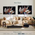 thumbnail image 3 of Elephant Stock Jamming Ii Wall Art - Horizontal Multi Panel Canvas - Living Room Wall Decor - Music Multi Panel - Black And Blue Decor By Steven Johnson - 57" x 36", 3 of 4