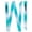 Teal, variant on Showman Premium Ombre Print Nylon Tie Strap & Off Billet Set (Red)