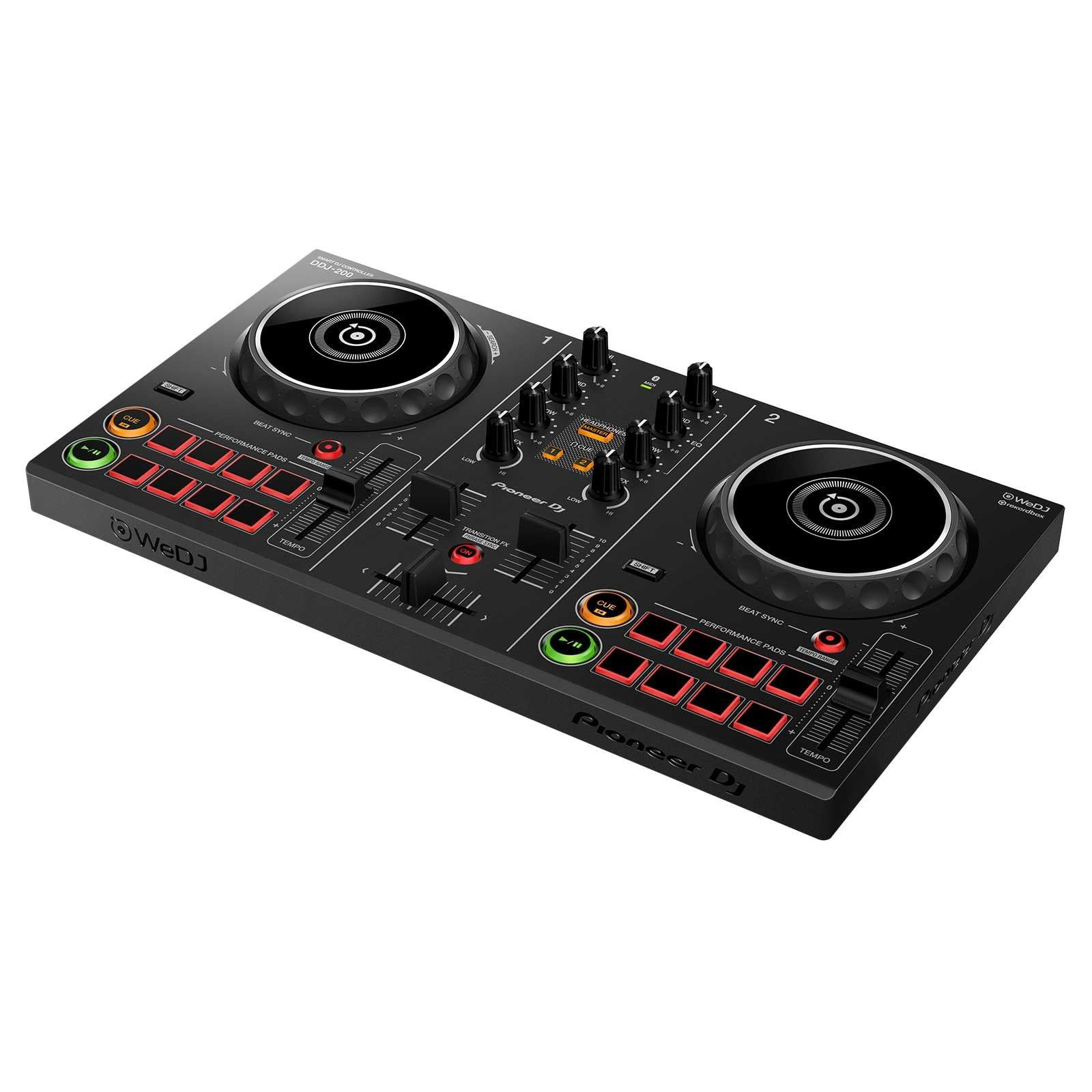 Pioneer DJ DDJ-200 Smart DJ Controller with DJ Headphones 