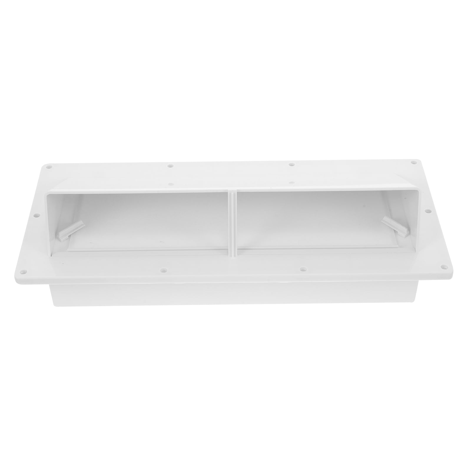 Topbathy Multi Functional White Floor Vent Cover for Car Use with Easy Install ABS Plastic and Large Ventilation