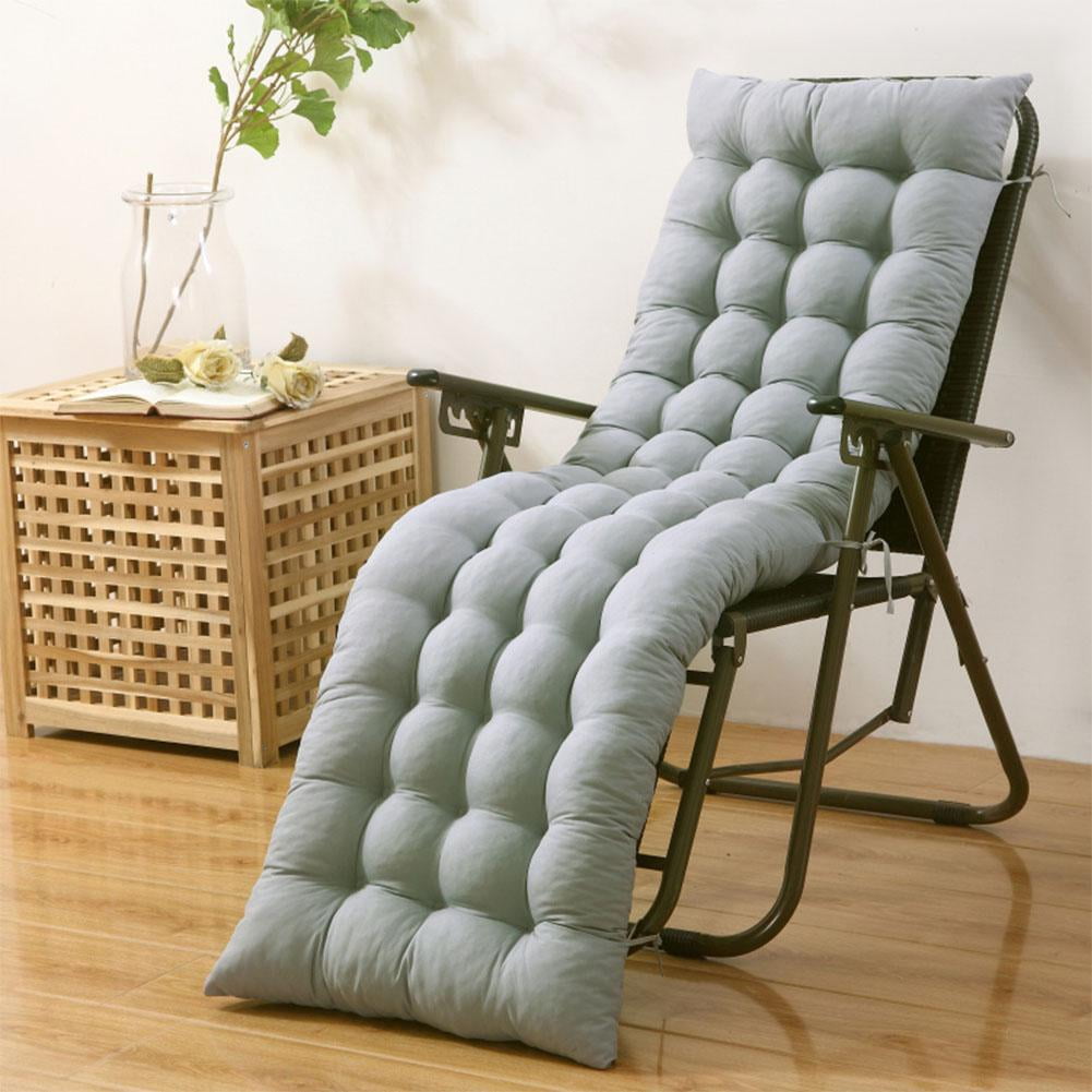 Plain Memory Foam Replacement Cushion For Garden Lounger/Recliner/Chair Red 