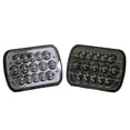 thumbnail image 3 of Race Sport Lighting Headlight Conversion Kit - LED RS-7X6-LEDC-PR Replaces H6054 Headlamps; 7 Inch x 6 Inch Rectangle Sealed Beam Lens; CREE LED; 108 Watt; Without Turn Signal; Set Of 2, 3 of 3