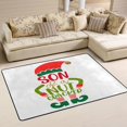thumbnail image 2 of SKYSONIC Son of A Nutcracker Non-Slip Area Rug, Christmas Elf Phrase Floor Carpet Comfort Floor Mats Decor for Indoor Front Porch Living Room Bedroom Kitchen, 36"x24", 2 of 4