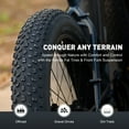 thumbnail image 4 of Viribus Electric Bike for Adults 26" 500W Fat Tire Mountain E Bicycle w PAS 25mph Blue, 4 of 11