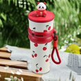 thumbnail image 2 of 24 OZ Stainless Steel Tumbler with Lid and Straw, Panda Insulated Water Bottle Leak Proof for Hot and Cold, Portable Iced Travel Coffee Mug, Reusable Thermal Coffee Cup For Women Women, 2 of 6