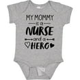 thumbnail image 3 of Inktastic My Mommy is a Nurse and a Hero Boys or Girls Baby Bodysuit, 3 of 5