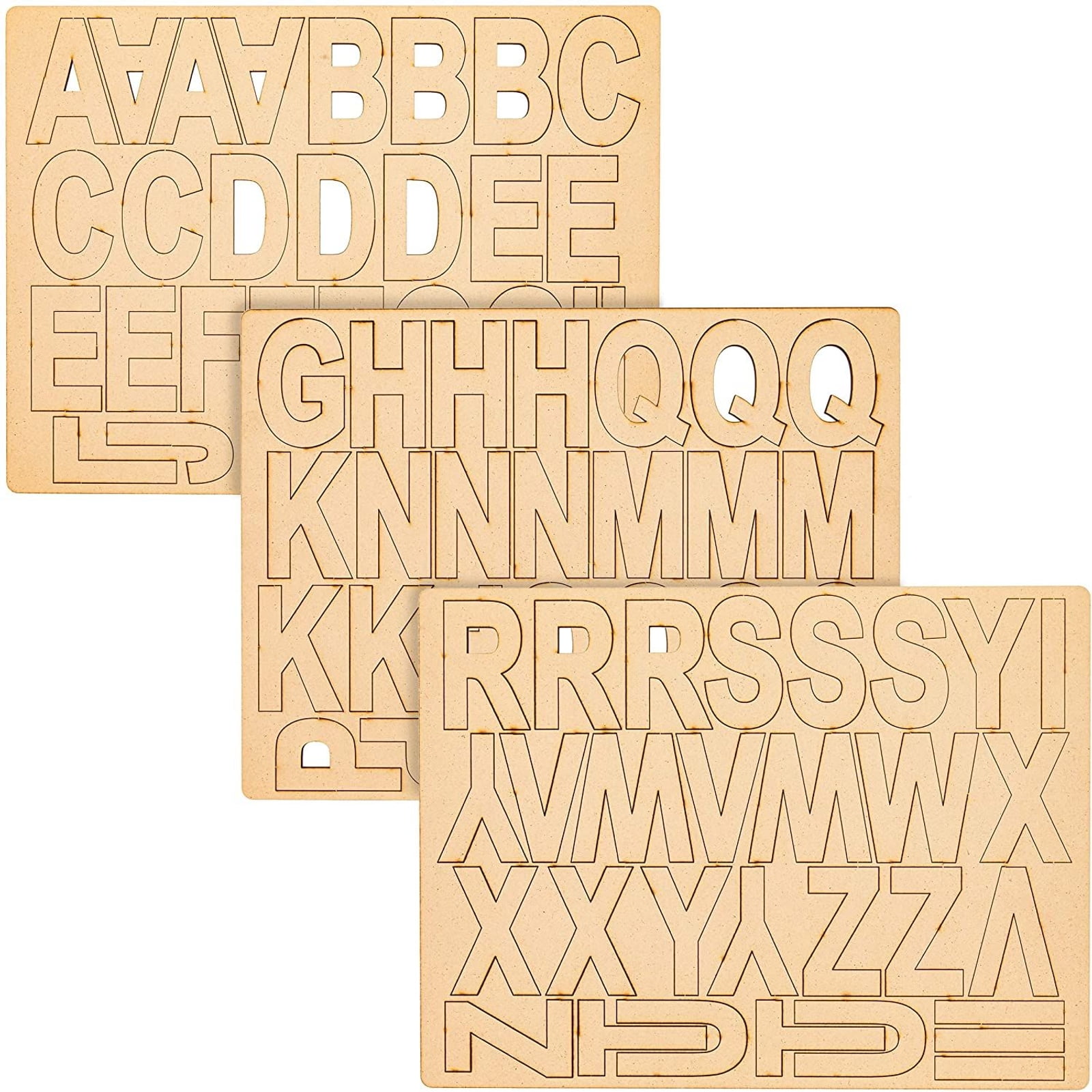 Wooden Letters MDF Alphabet Disney Font Blank Shapes Craft Personalised Gifts 