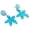 Blue, variant on Trendy Maple Leaves Earrings Vibrant Colors Resin Dangle Earrings Festival Ear Accessories For Casual Outfits