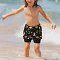 thumbnail image 7 of Cauagu Halloween Print Swim Trunks for Men,Youth Boys Swim Shorts Compression Liner Beach Shorts Boys' Swimming Shorts 7-20 Years Bathing Suit-Large, 7 of 7