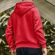 thumbnail image 4 of Sudadera con capucha para hombre, estilo informal, con capucha, color liso, mangas largas en los hombros, blusa de poliéster., 4 of 5