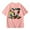 Pink, variant on 67 shirt G'irls Summer Short Sleeve T Shirt Cute Cartoon Number Print Casual Top Tee Shirt For K'ids Youth