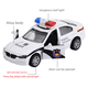 thumbnail image 3 of ¡Modelo de coche de juguete para niños! 1:32 coche de policía fuerza trasera inercia aleación coche simulación sonido y música ligera juguetes, 3 of 5