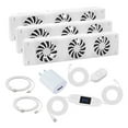 thumbnail image 1 of LEFU Smart Radiator Fan Set 3-Fan Magnetic Cooling System for Fireplace Energy Efficient Heat Distribution Automatic Temperature Control 50-120cm Radiators, 1 of 1