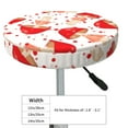 thumbnail image 4 of Disketp Cute Mushroom Stool Covers Round, Super Soft Round Bar Stool Cushion Covers Seat Cushion - 12 Inch, 4 of 7