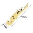 thumbnail image 2 of Double Hinged Waiters Corkscrew,matte Black Wine Bottle Opener With Foil Cutter, 2 of 5