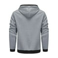 thumbnail image 2 of Caqnni Hoodies for Men Heavyweight Sweatshirt Pullover, with Raglan Sleeves Big And Tall (M,GY2), 2 of 4