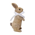 thumbnail image 2 of Almencla Bunny Figurine Mini Rabbit Statues Rabbit Sculpture Bunny Model Display Ornament Brown Standing, 2 of 8