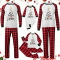 thumbnail image 2 of Pyjamas de Noël Famille Pyjamas Assortis Famille Hiver Chauds Douillets Imprimé Tenue Décontractée pour Maman et Enfants Ensemble de Pyjama de Noël Sensation Flocon de Neige pour Ensemble Rouge P, 2 of 5