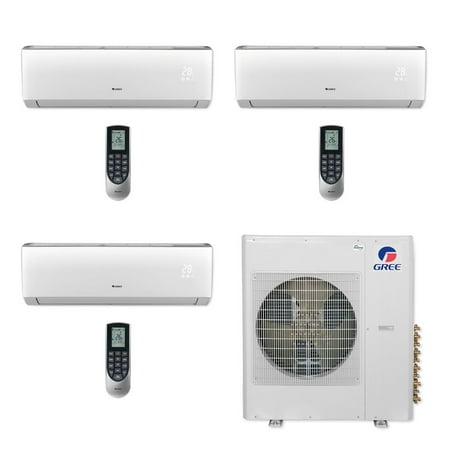 

Gree MULTI42CVIR310 - 42 000 BTU Multi21+ Tri-Zone Wall Mount Mini Split Air Conditioner Heat Pump 208-230V (12-12-24)