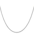 thumbnail image 3 of FJC Finejewelers 14 kt White Gold Sparkle Singapore Chain 24 Inches x 1 mm, 3 of 7