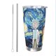 thumbnail image 1 of Vaso de 20 oz de Rick y Morty, taza de viaje de café con aislamiento al vacío de acero inoxidable, taza de café, taza de viaje con tapa, taza térmica para exteriores, 1 of 8