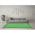 thumbnail image 3 of Ahgly Company Indoor Square Abstract Emerald Green Modern Area Rugs, 4' Square, 3 of 4
