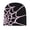 Black Pink, variant on Spider Web Knit Beanie, Warm Stylish Cuffed Winter Hat, Casual Streetwear Beanie for Men Women, Multiple Colors & Sizes Available Black and White-4