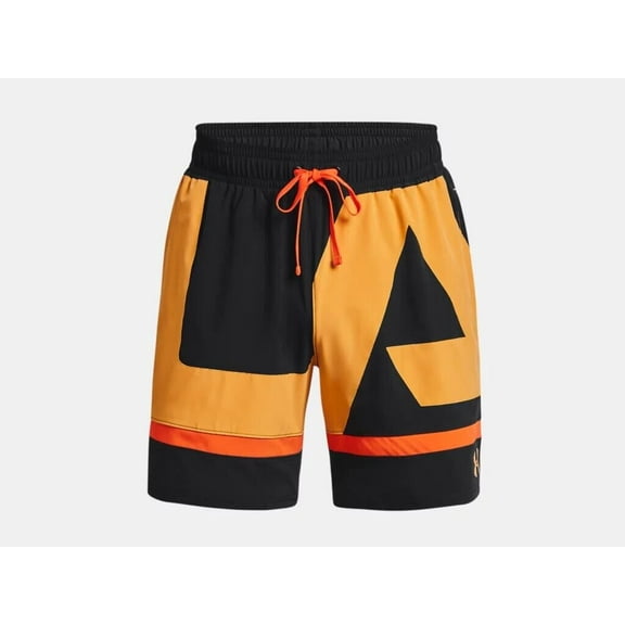 Under Armour Men's UA Baseline Woven Shorts 1370224-004 Black/Rise/Rise