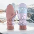 thumbnail image 2 of QQAMB Snow Gloves for Women Winter Warm Lightweight Comfortable Water-Resistant Thiken Gloves for Skiing, 2 of 2