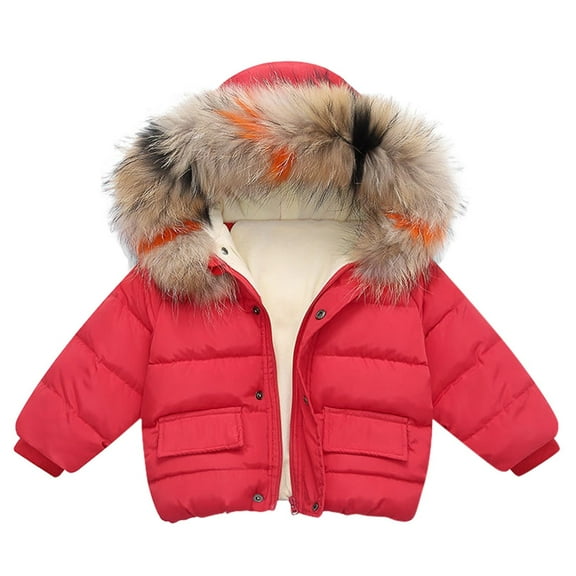 Kids Winter Coats Light Weight Water-Resistant with Hood Puffer Jacket Kids 4-5 Years Boys Clothes