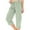 Green, variant on Women's Petite Athletic Straight Leg Pants With Pockets and Drawstring Cargo Outdoor Hiking Comfort Fit