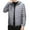 Gray, variant on Men's Big and Tall Packable Puffer Jacket Zip Up Warm Winter Hooded Jacket Lightweight Windproof Outerwear Jackets with Pockets