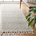 thumbnail image 2 of SAFAVIEH Natura Fulton Southwestern Wool Runner Rug, Ivory/Blue, 2'3" x 8', 2 of 8