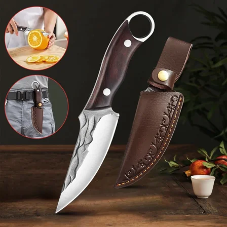 Knife Forged Boning Knife Meat Cleaver Butcher Knife Utility Knives Accessories