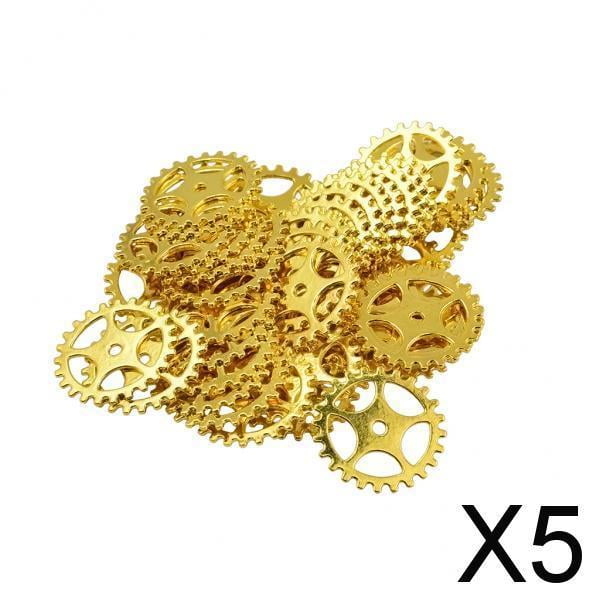 Encantos de Engranajes Steampunk de Metal Colgante Rueda Engranaje 50 Piezas Soledad