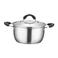 thumbnail image 2 of simhoa Stainless Steel Stockpot with Cover Large Boiling Strew Simmer Induction Pot Medium, 2 of 8