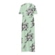 thumbnail image 4 of Puntoco Vestido De Manga Corta Con Cuello En V, Vestido De Cintura Estampado De Manga Corta Casual De Talla Grande Para Mujer Azul Claro Xl Estampado No Posicionado, 4 of 5