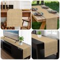 thumbnail image 6 of Khaki Table Runner 72 Inches Long,Dining Table Runners Dresser Scarves,Farmhouse Vintage Khaki Solid Color Modern Kitchen Coffee Tablerunner for Tabletop Party Birthday Holiday Wedding Decor 14"x72", 6 of 8
