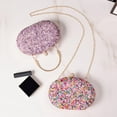 thumbnail image 7 of JUYGO Women Evening Bag Sequin Clutch Bag Bridal Wedding Purse Ladies Handbag With Detachable Chain Elegant Shoulder Bag, 7 of 7