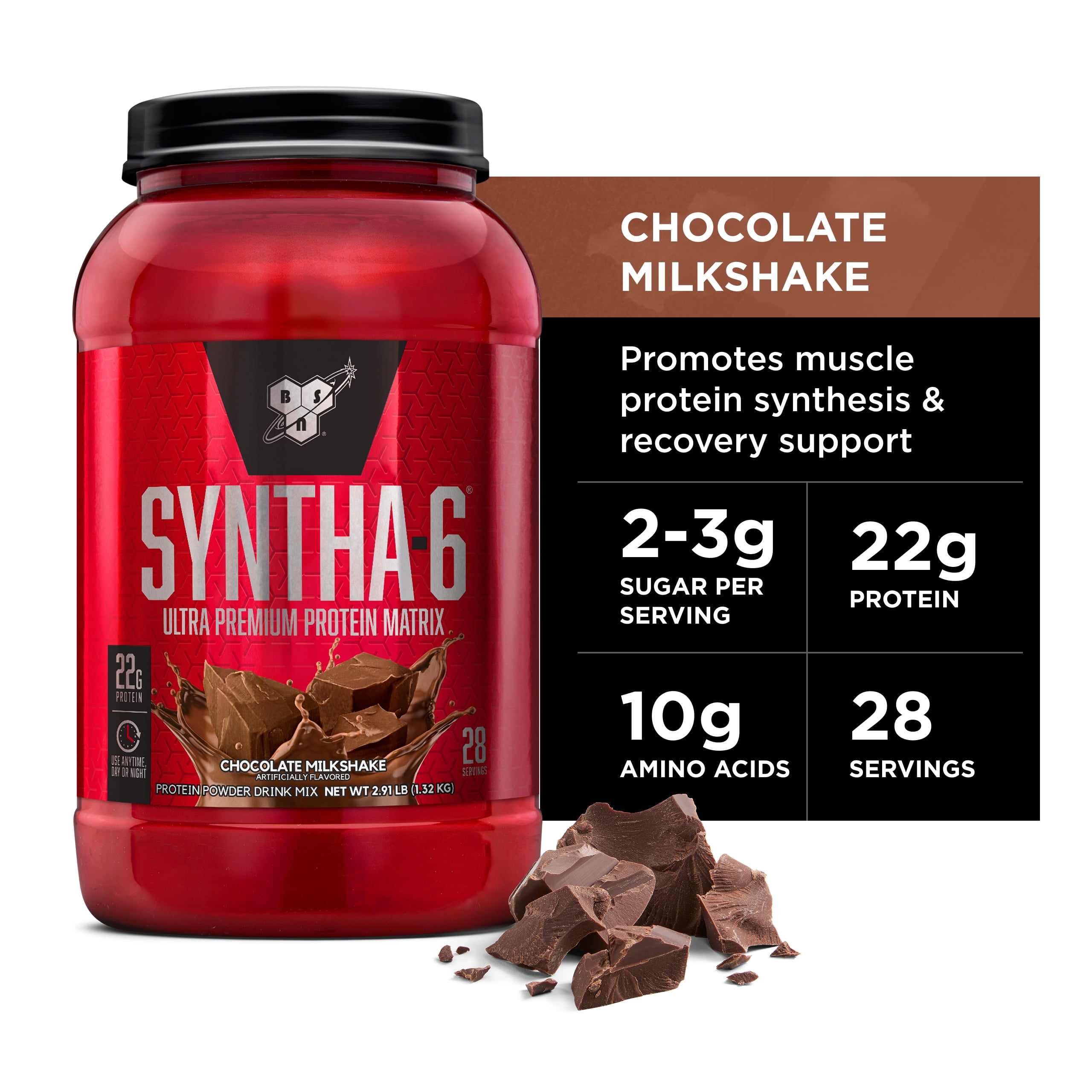 BSN Syntha-6 Ultra-Premium Chocolate Milkshake Protein Powder
