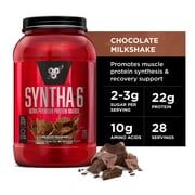 BSN Syntha 6 Whey Protein Powder, Chocolate, 2.91lb