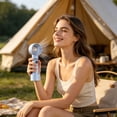 thumbnail image 4 of Bladeless Portable Fan Rechargeable Air Circulation Fan With Digital Display Quiet Mini Fan, 4 of 5